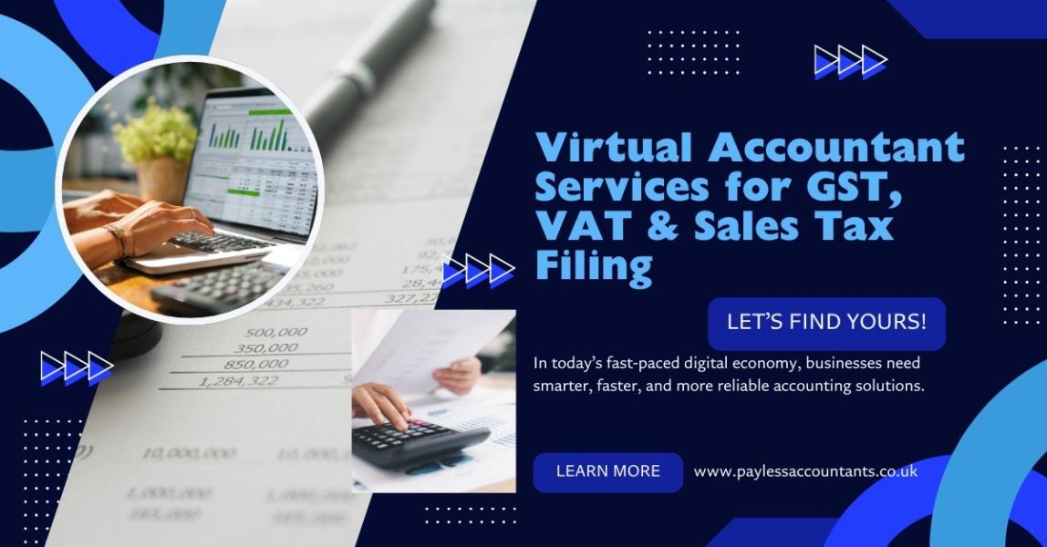 Virtual Accountant Services for GST, VAT & Sales Tax Filing